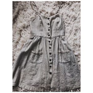 UO Pinstripe Dress